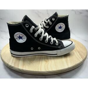 Converse Chuck Taylor All Star Black White High Top Shoes Men's Size 6 Women’s 8